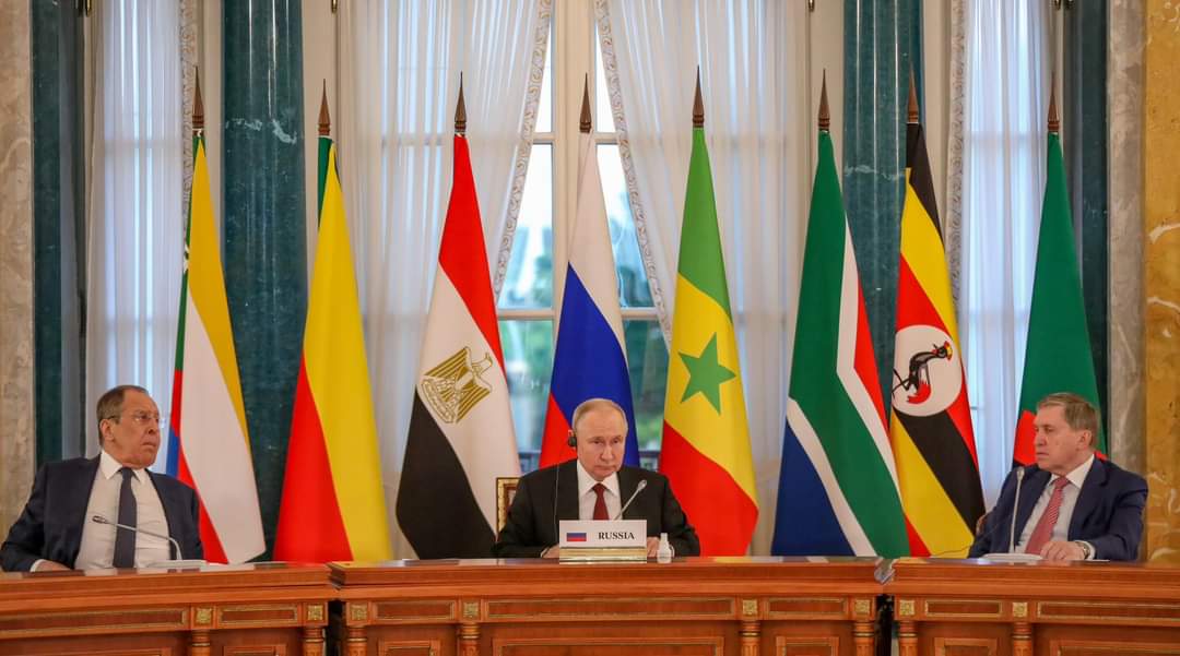 Russie : La délégation africaine reçue par Poutine 3 FB IMG 1687038111760