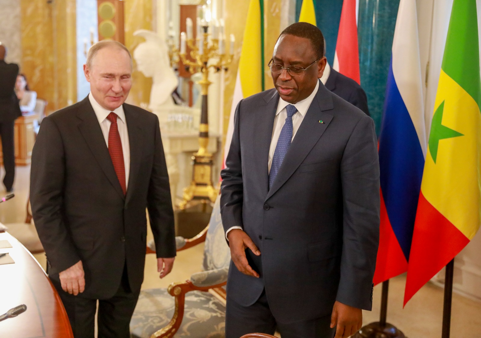 Russie : La délégation africaine reçue par Poutine 1 IMG 20230617 WA0039