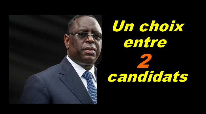 Le choix de Macky entre 2 candidats…les nullards déjà exclus 52 Le choix de Macky entre 2 candidats…les nullards déjà exclus