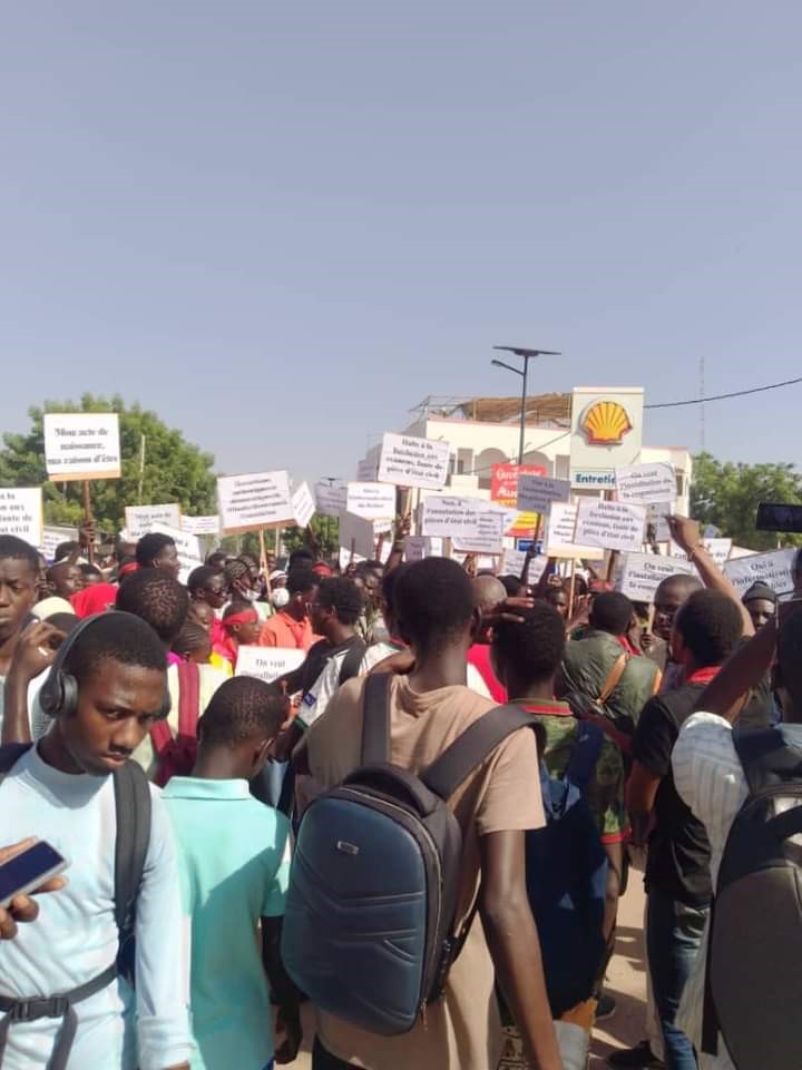 Problème de l'état civil, les populations de Mbacké ont marché ce samedi 3 mbacke etat 3