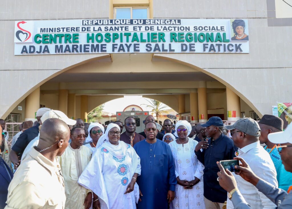 Marième Faye Sall...marraine du centre hospitalier régional de Fatick ...