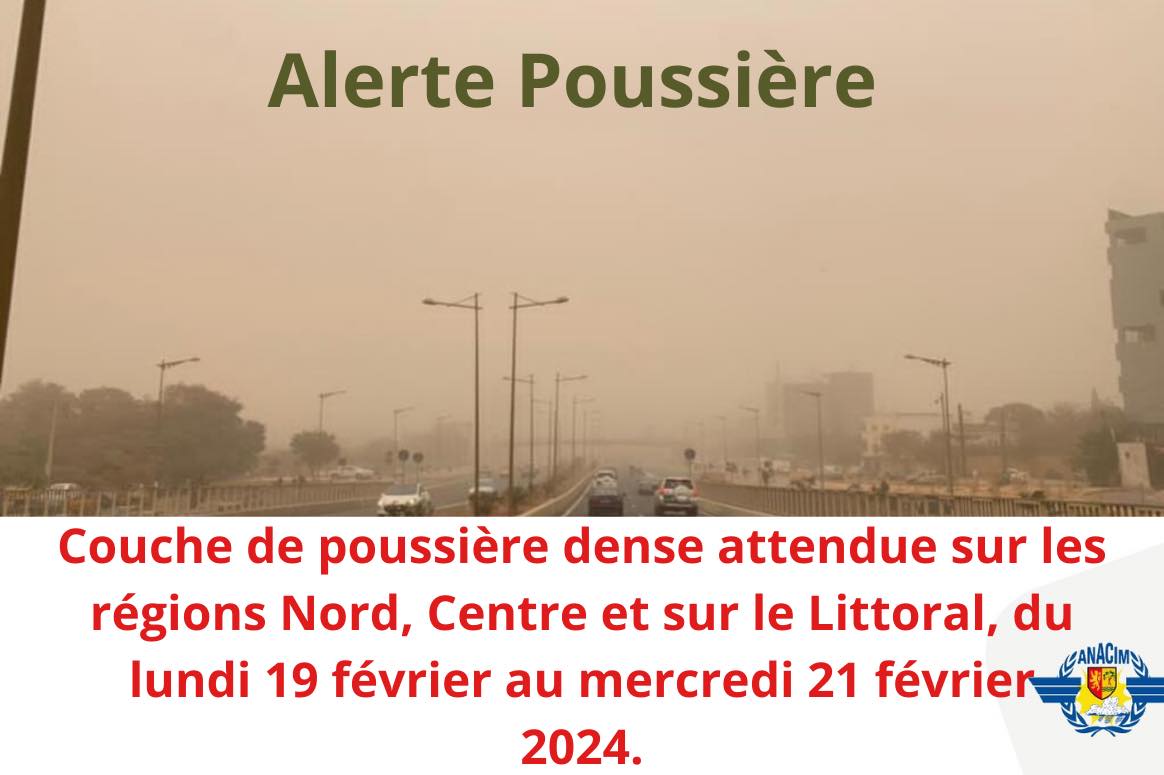 Alerte météo : Une couche de poussière dense annoncée du lundi au mercredi 1 428433303 1397179167845583 8522028578702394887 n