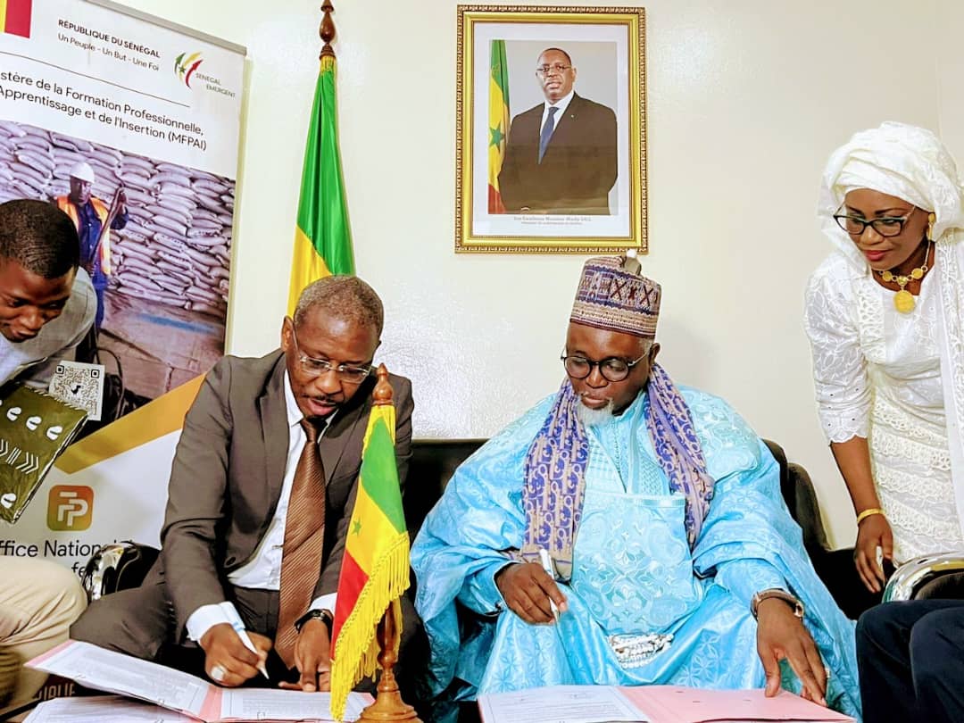 Formation et insertion des potentiels migrants : L'ONFP et l'ONG FWD conjuguent leurs forces 2 IMG 20240213 WA0321