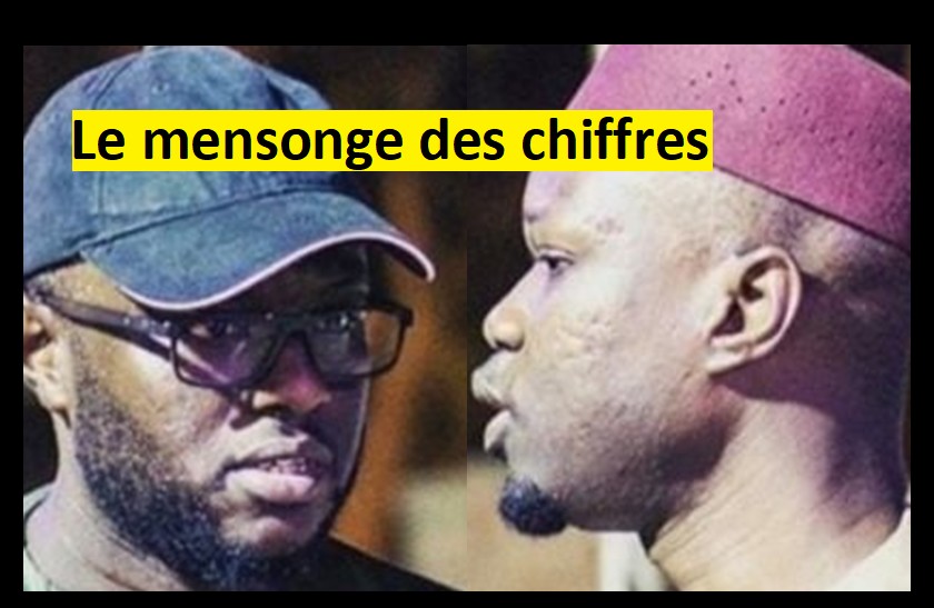 sonko el malick mensonge chiffres