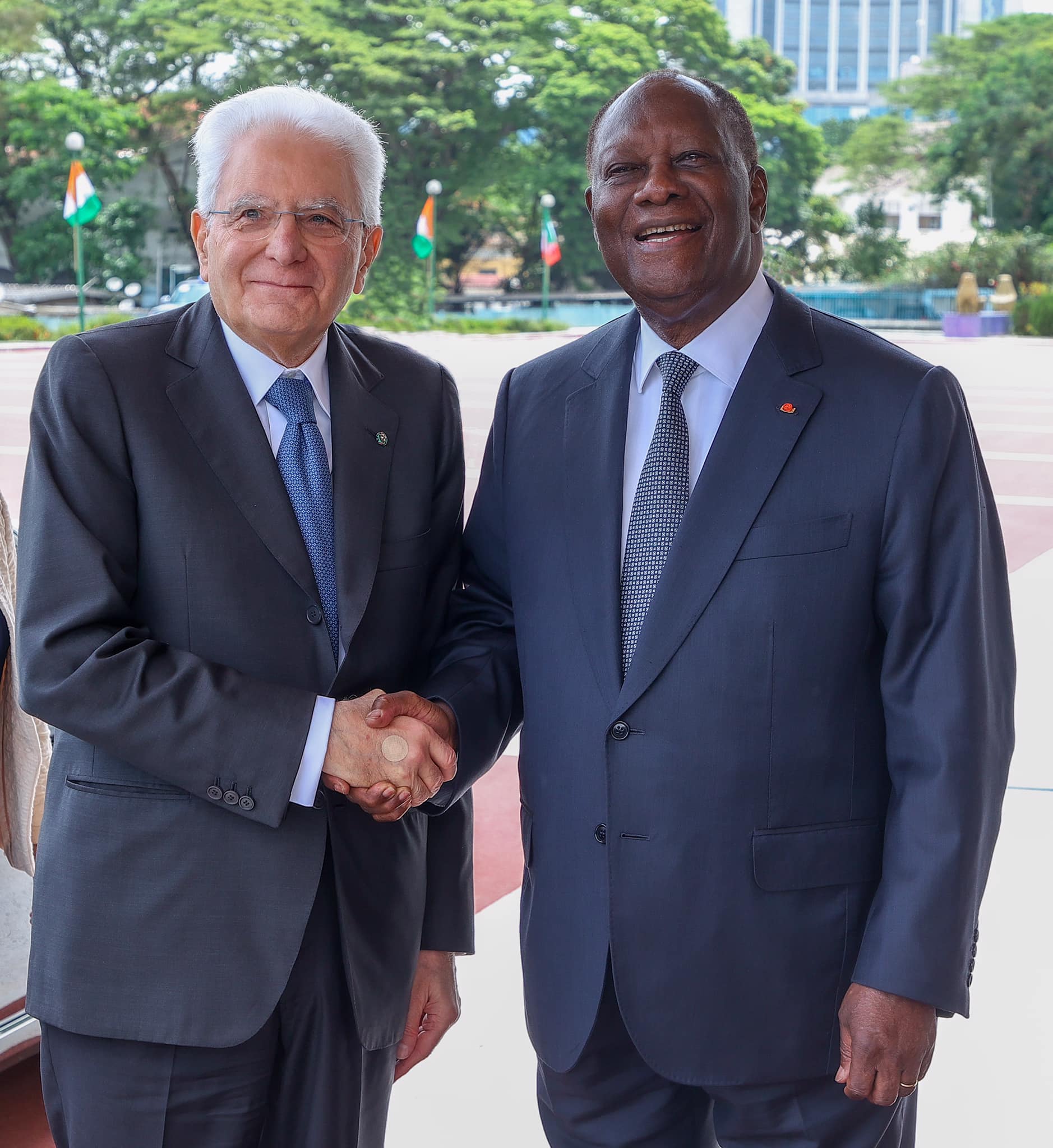 Côte d'Ivoire : Ouattara reçoit la visite du président italien 3 434888046 837986468373039 1664145802743234580 n