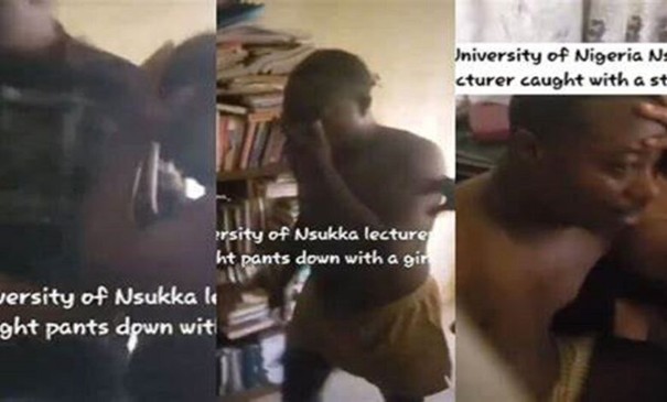 Nigeria : le Prof surpris avec une étudiante mariée dans son bureau (vidéo) 1 surpris