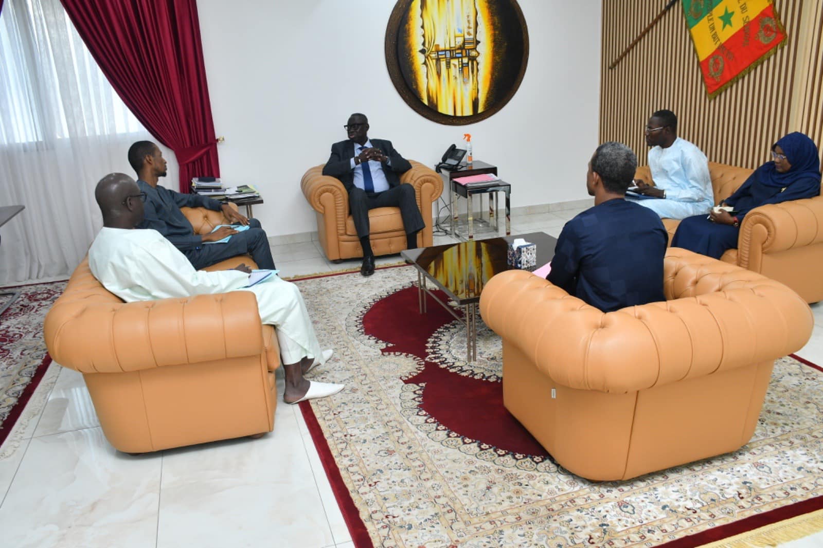 ASP : Seydina Oumar Touré reçu par le ministre de l'Intérieur 1 Capi Toure