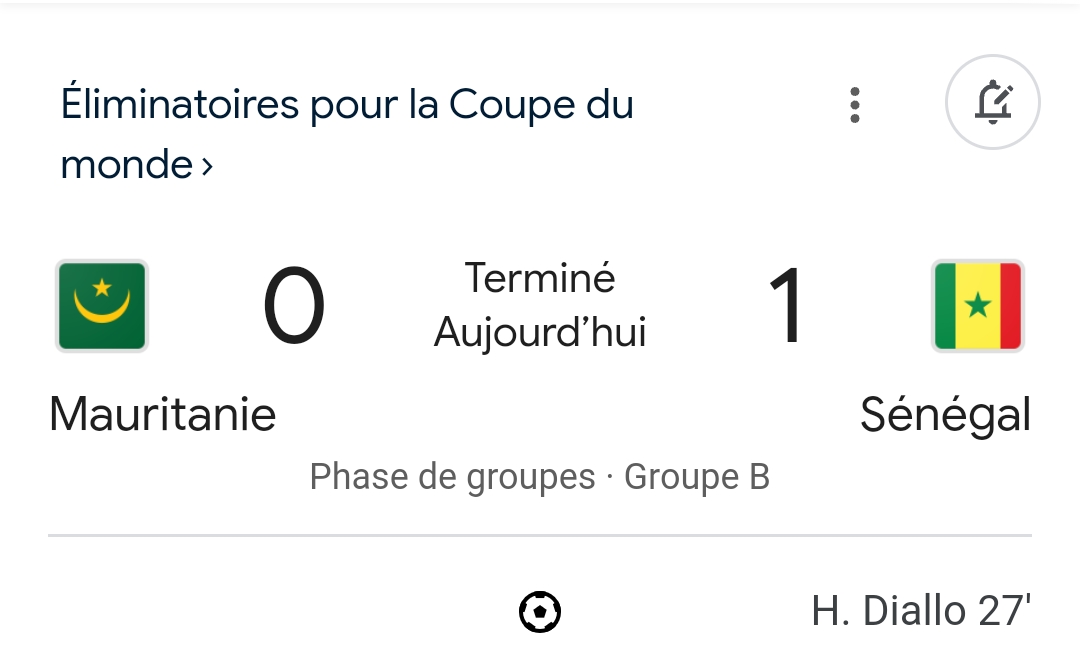Eliminatoires Mondial : Le Sénégal bat la Mauritanie 1 Screenshot 20240609 182610