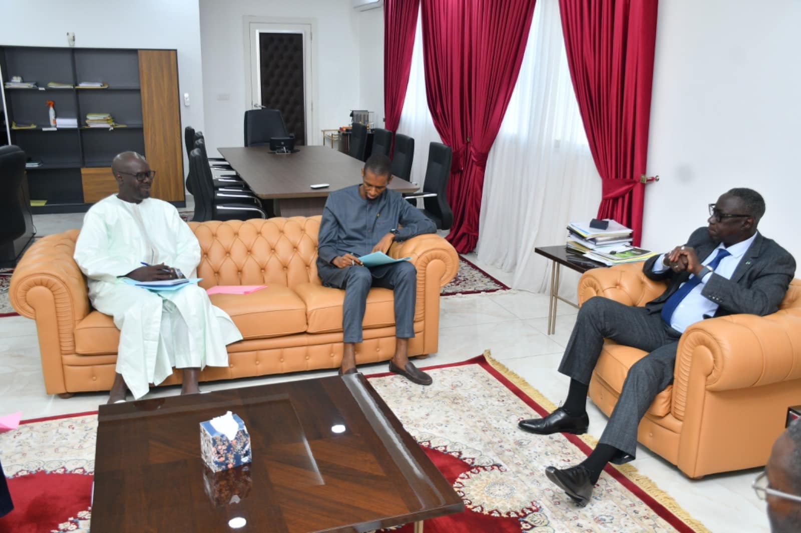 ASP : Seydina Oumar Touré reçu par le ministre de l'Intérieur 2 seydina oumar toure 1