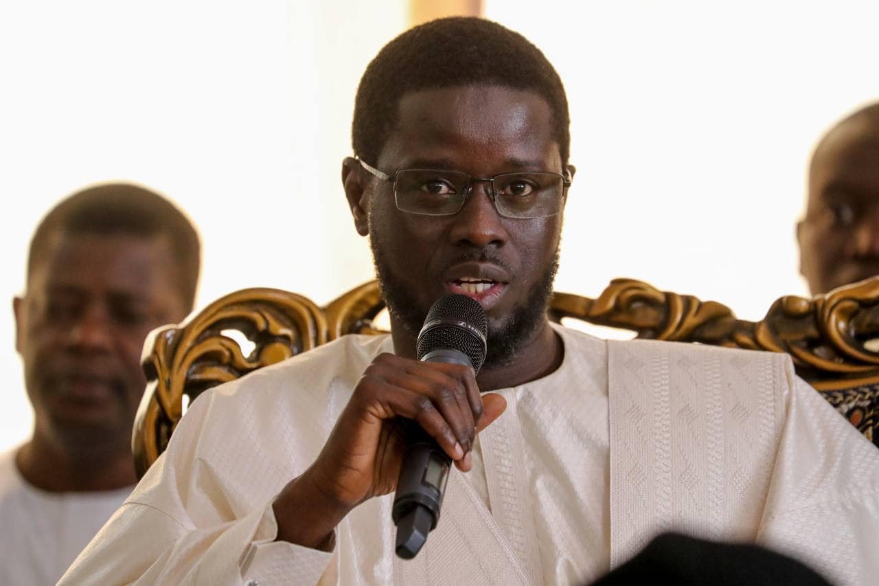 Bassirou Diomaye Faye micro