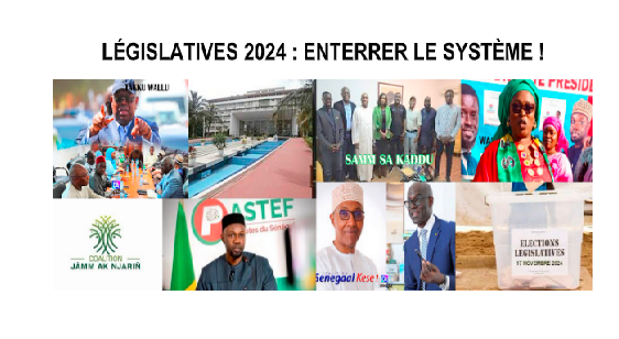 Législatives 2024 : Enterrer le système ! (Par Nioxor Tine)