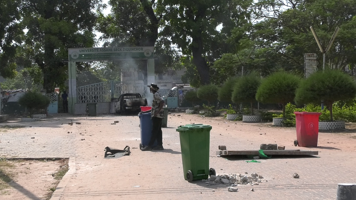 Ziguinchor manif universite