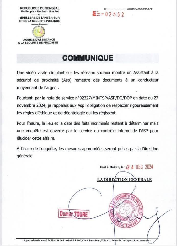 Un ASP accusé de corruption...une enquête ouverte 1 FB IMG 1735065814858