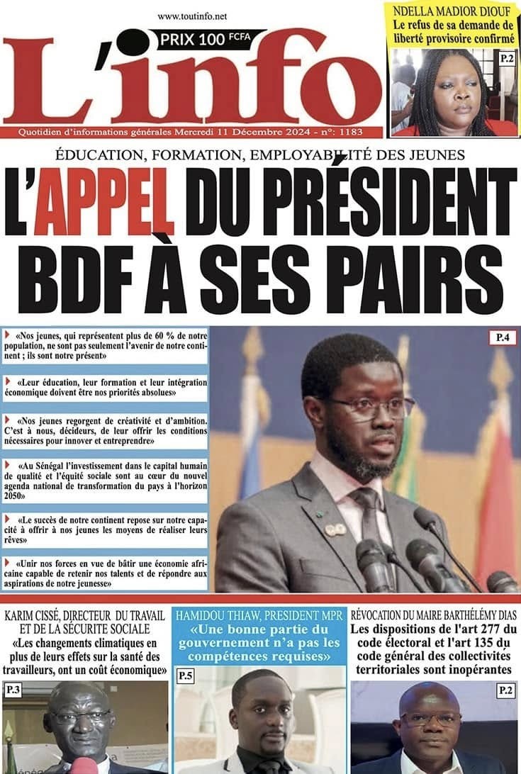 Revue de presse: L’éducation et la politique à la UNE 1 édu