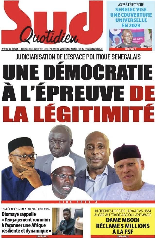 Revue de presse: L’éducation et la politique à la UNE 3 édu