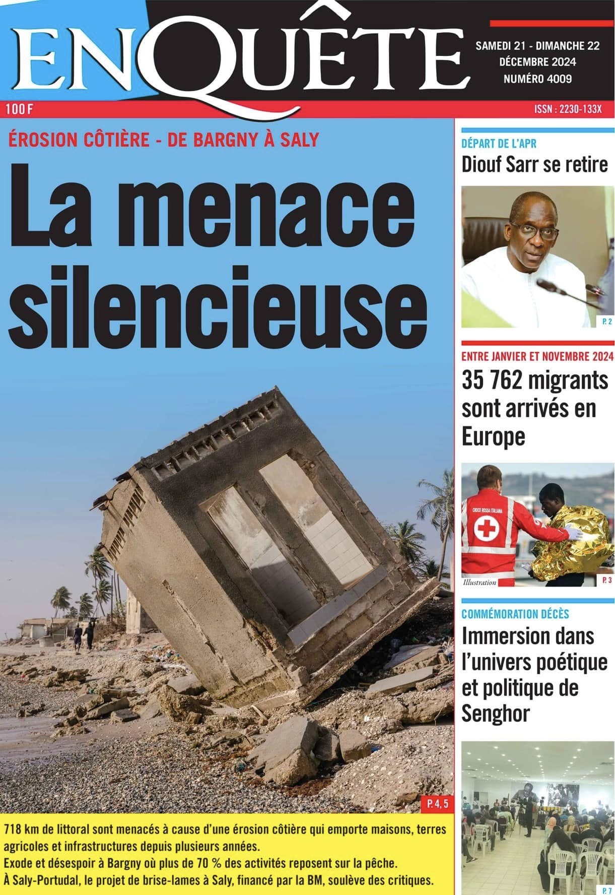 Revue de presse : La visite de Sonko en Gambie à la UNE 5 site