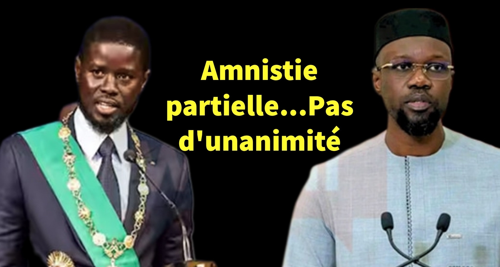 Interprétation de l'amnistie…la «farce» pastéfienne qui menace le PROJET 27 Interprétation de l’amnistie…la «farce» pastéfienne qui menace le PROJET