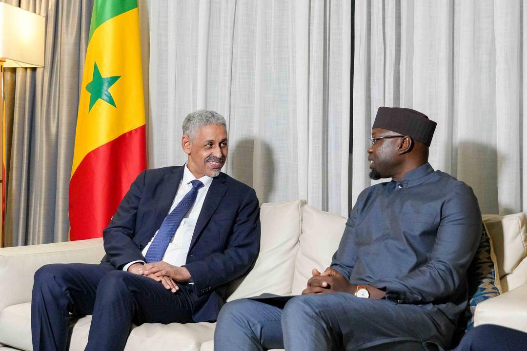 Côte d'Ivoire : Ousmane Sonko a reçu le nouveau président de la BAD (Photos) 2 501486608 1258227425662627 4739751410158949469 n