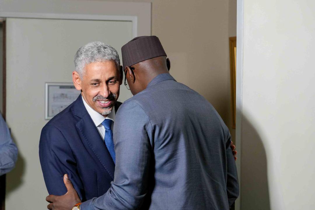 Côte d'Ivoire : Ousmane Sonko a reçu le nouveau président de la BAD (Photos) 4 501494828 1258227355662634 4078700932937854453 n