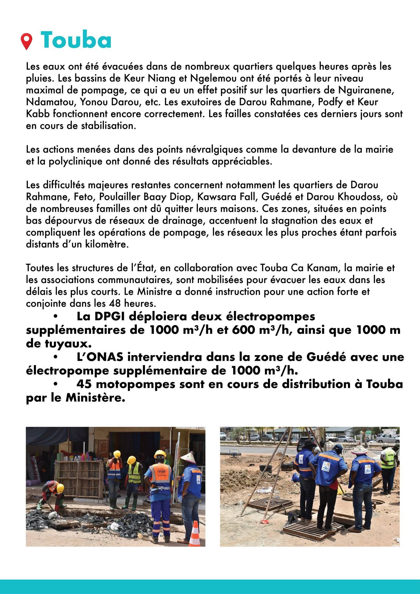 Saint-Louis, Tambacounda, Touba…Le point sur la gestion des inondations 1 FB IMG 1756429438109