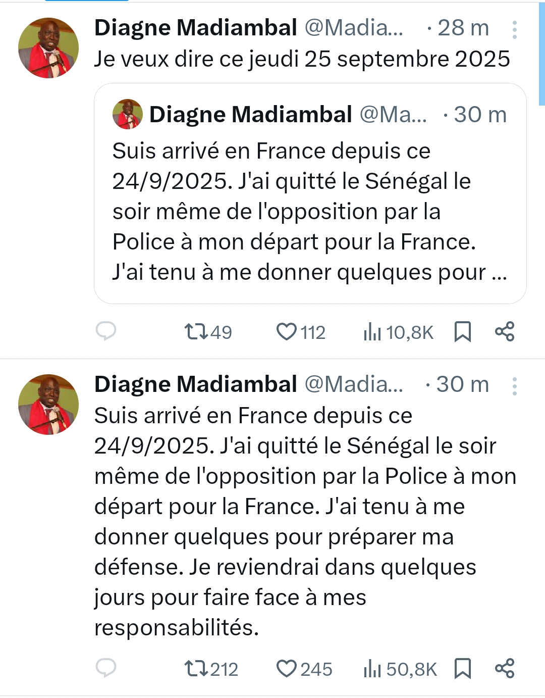 Affaire Madiambal Diagne...une «fuite» qui révèle les failles du système 1 Screenshot 20250925 214336