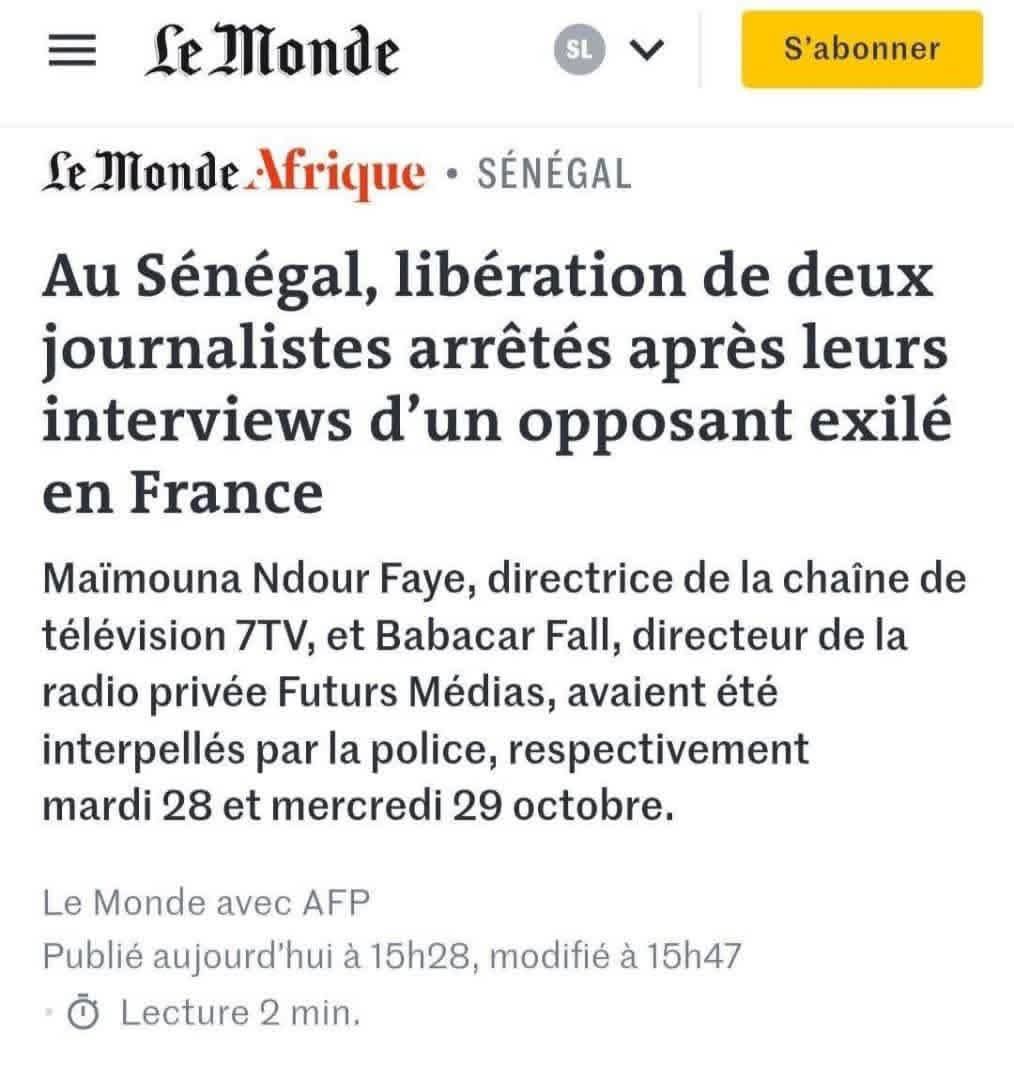 Du fugitif à «l’opposant politique»...le coup médiatique réussi de Madiambal 1 FB IMG 1761861722436