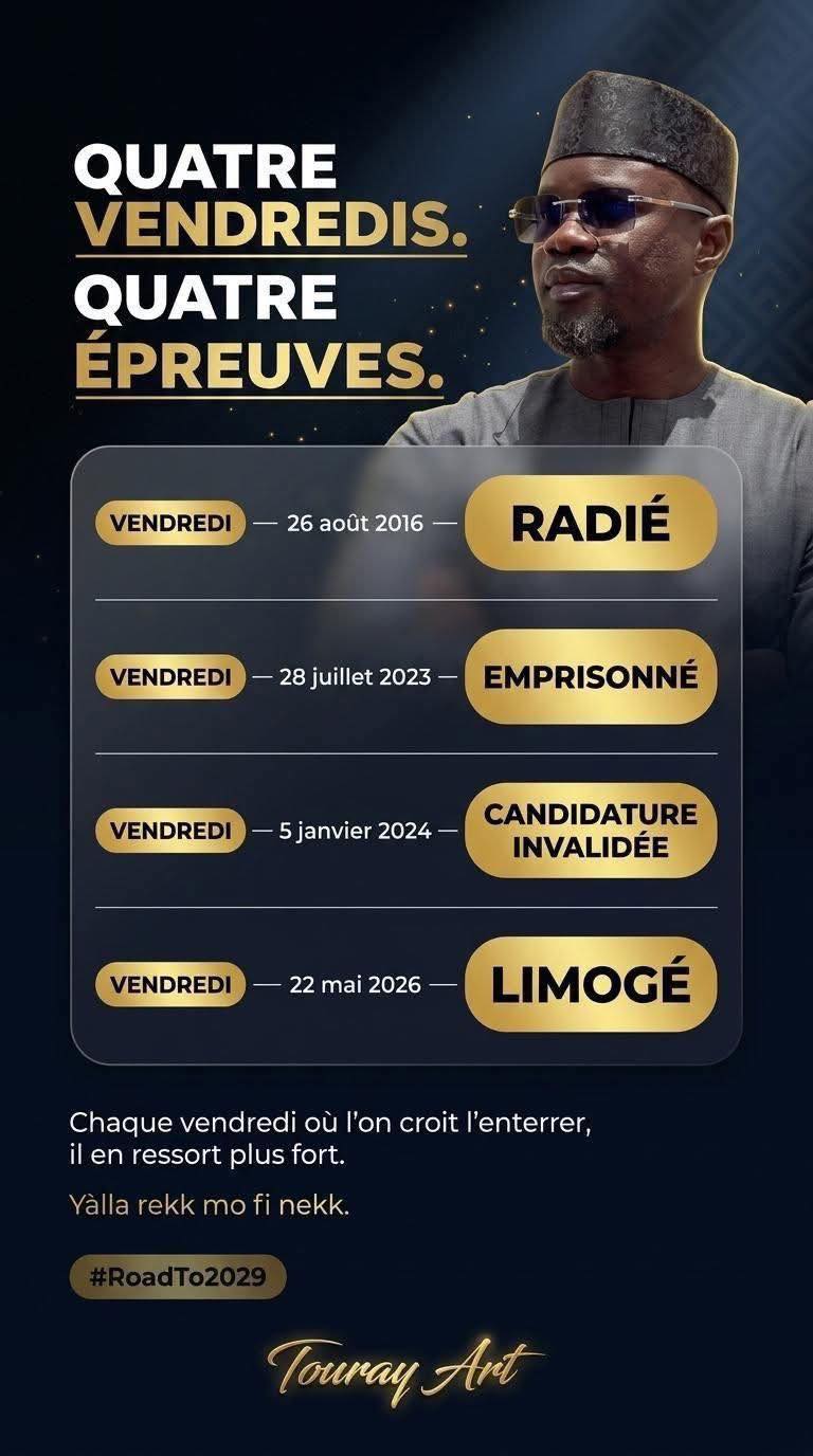 Les vendredis de parcours…la destinée politique de Sonko jouée en quatre actes 3 706596514 1561492035561590 5483804215051621888 n