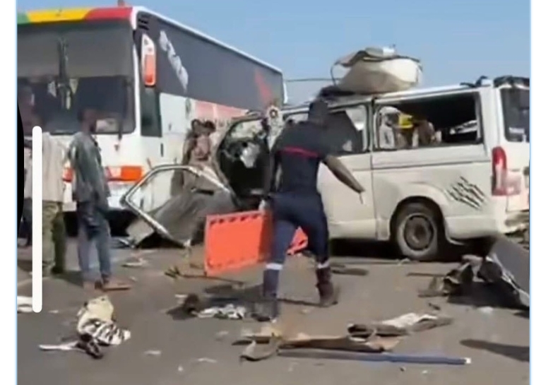 Accident mortel à Mbour : Un choc violent fait un mort et plusieurs blessés graves