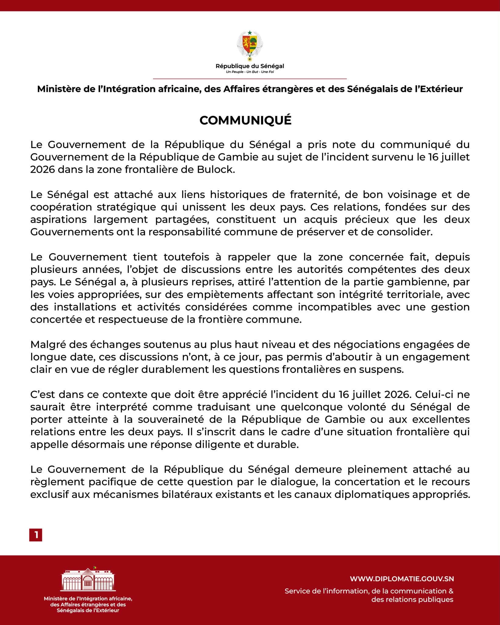 Situation à Bulock : Dakar réaffirme son respect de la souveraineté gambienne 1 748175737 1346969714289771 7734183019779888382 n