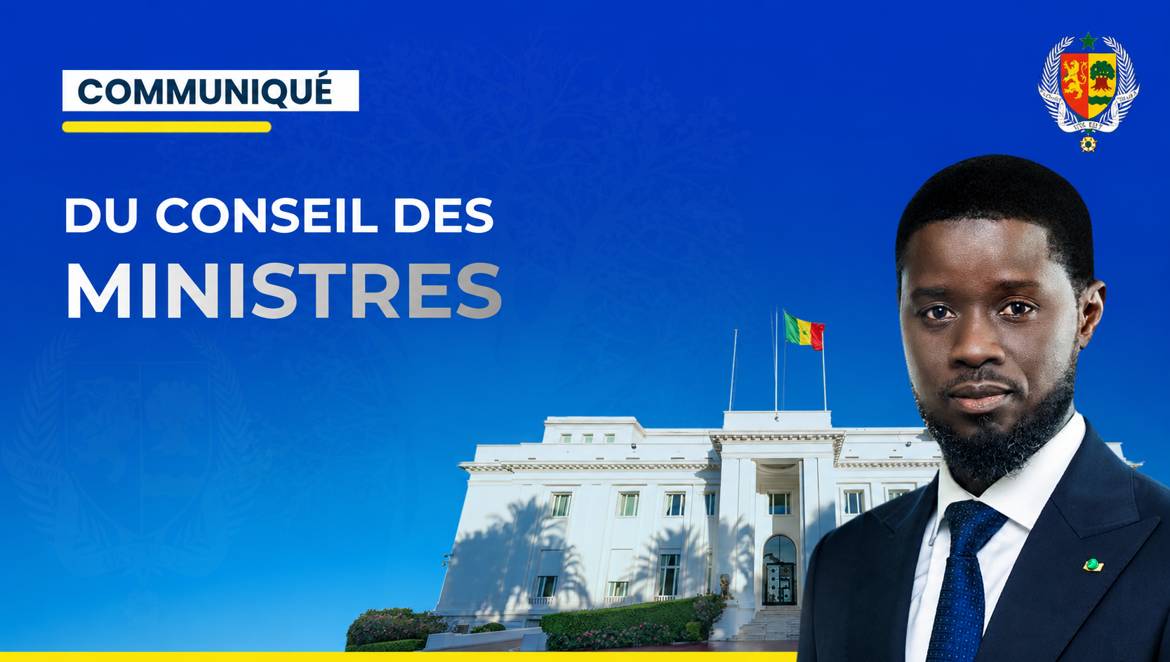 LE COMMUNIQUÉ DU CONSEIL DES MINISTRES DU MERCREDI 30 SEPTEMBRE 202 12 LE COMMUNIQUÉ DU CONSEIL DES MINISTRES DU MERCREDI 30 SEPTEMBRE 202
