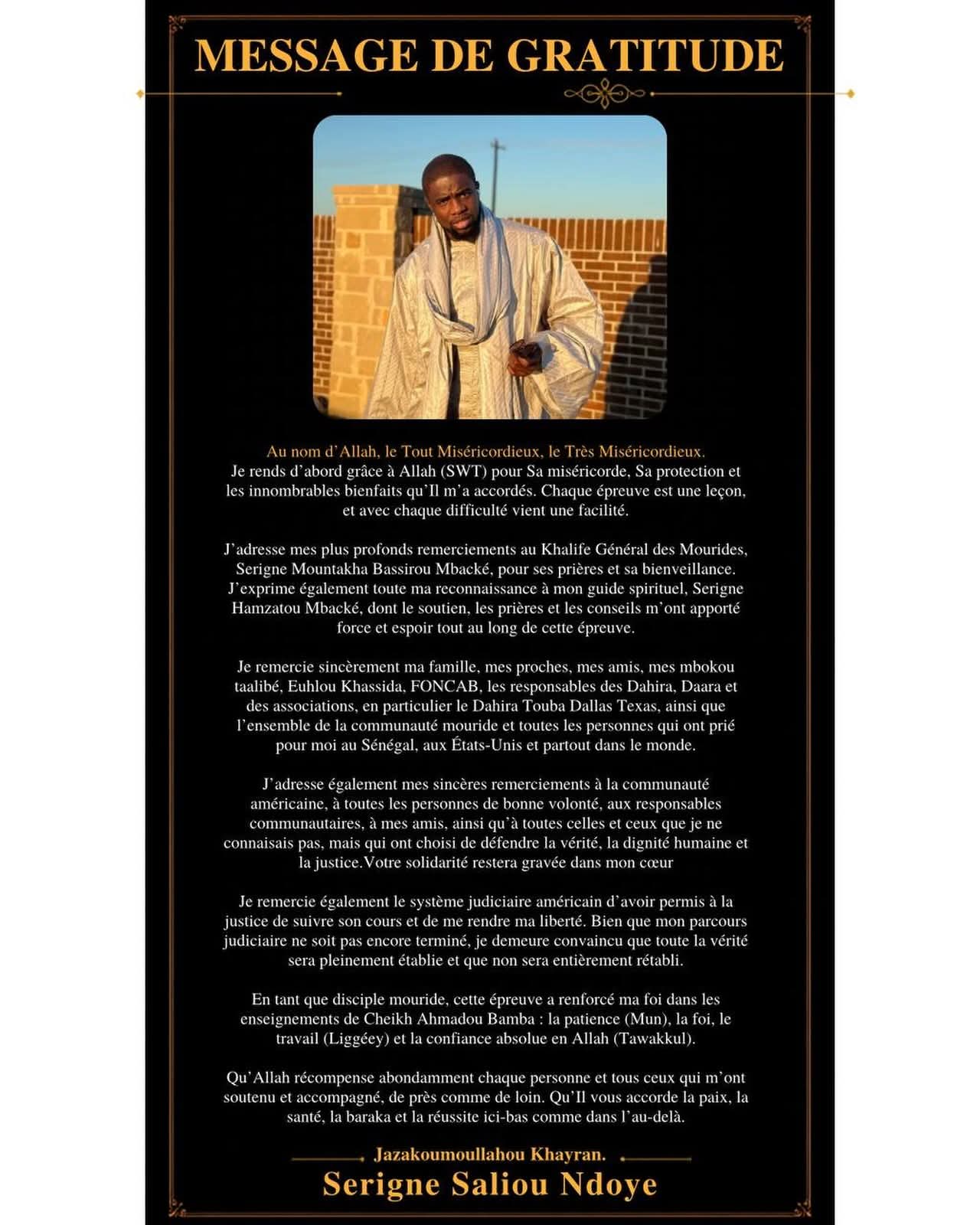 États-Unis : Serigne Saliou Ndoye remercie ses soutiens après sa remise en liberté 1 FB IMG 1784739262006