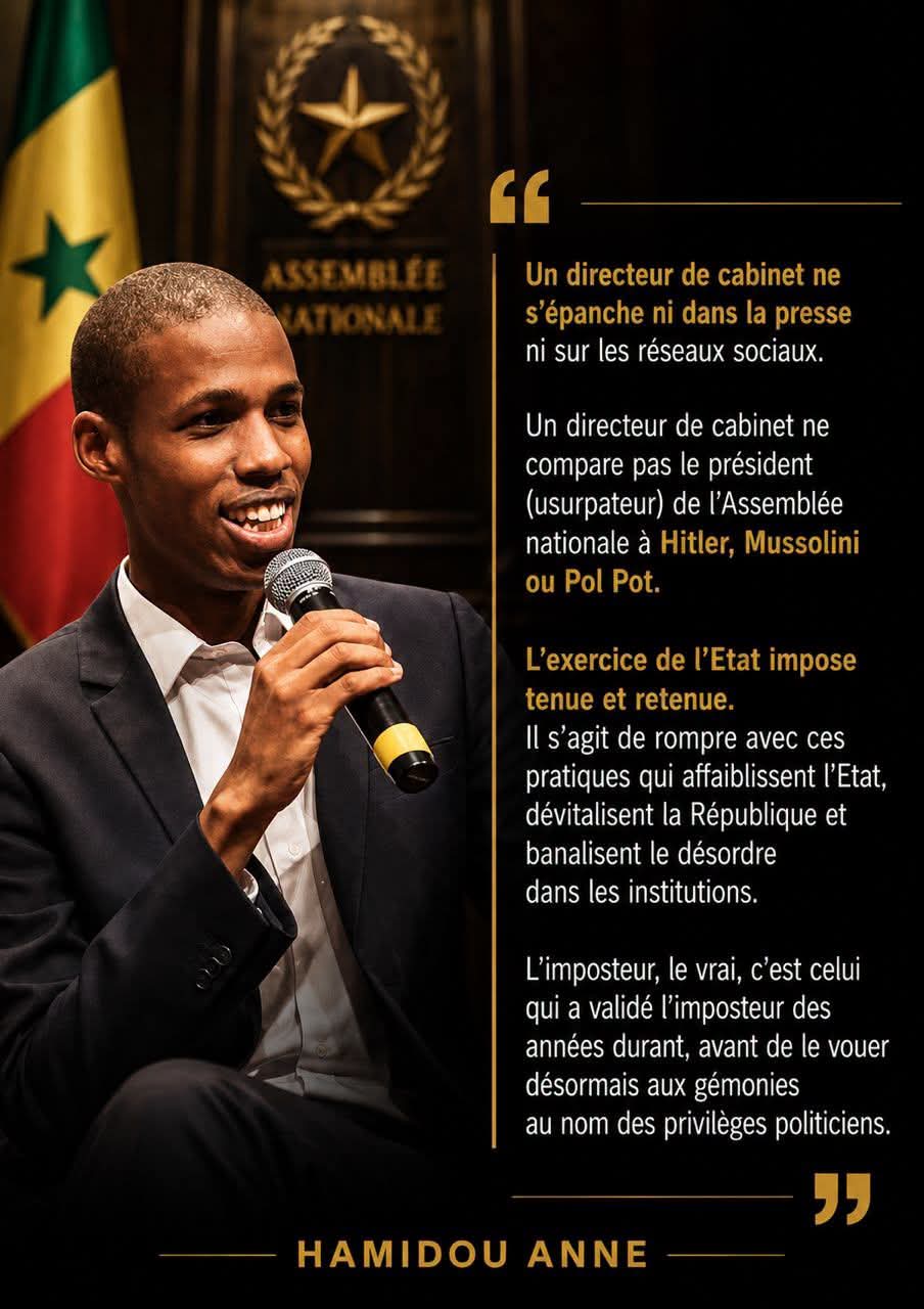 Hamidou Anne : « L’imposteur, le vrai, c’est celui qui a validé l’imposteur » 1 FB IMG 1786308506303