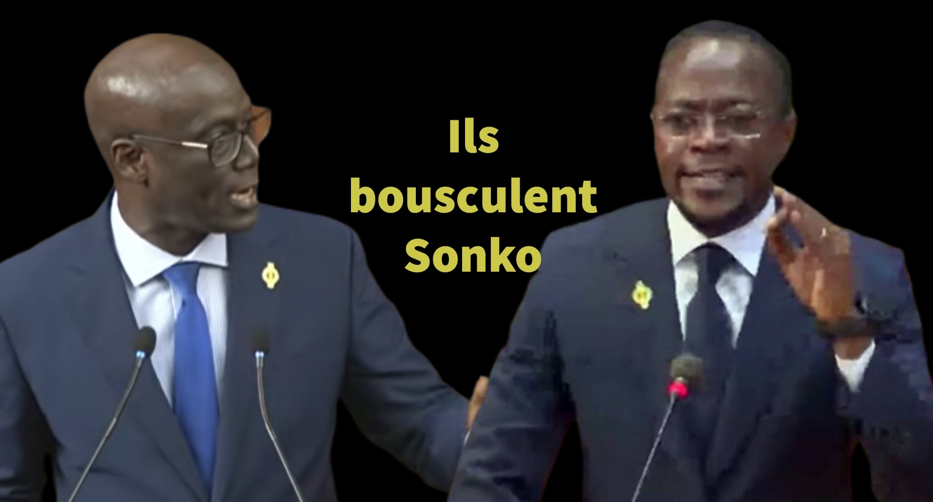 Thierno Alassane Sall et Abdou Mbow...la double épine dans le pied de Sonko à l'AN 15 Thierno Alassane Sall et Abdou Mbow…la double épine dans le pied de Sonko à l’AN