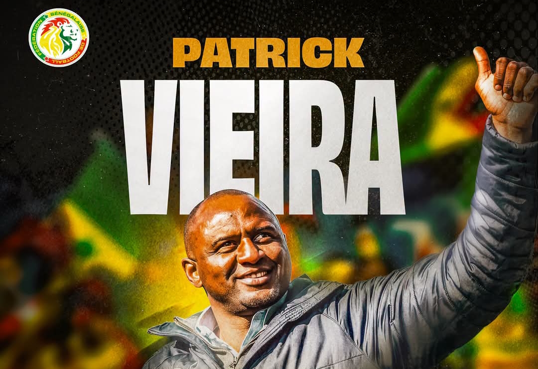 Patrick Vieira nommé sélectionneur de l’équipe nationale du Sénégal 6 Patrick Vieira nommé sélectionneur de l’équipe nationale du Sénégal
