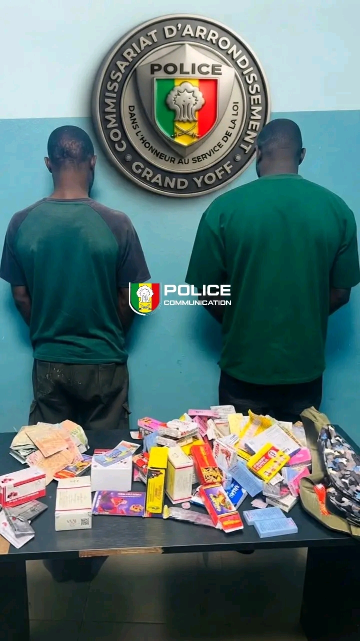 Grand-Yoff : Deux individus interpellés dans une affaire de trafic de Tapentadol