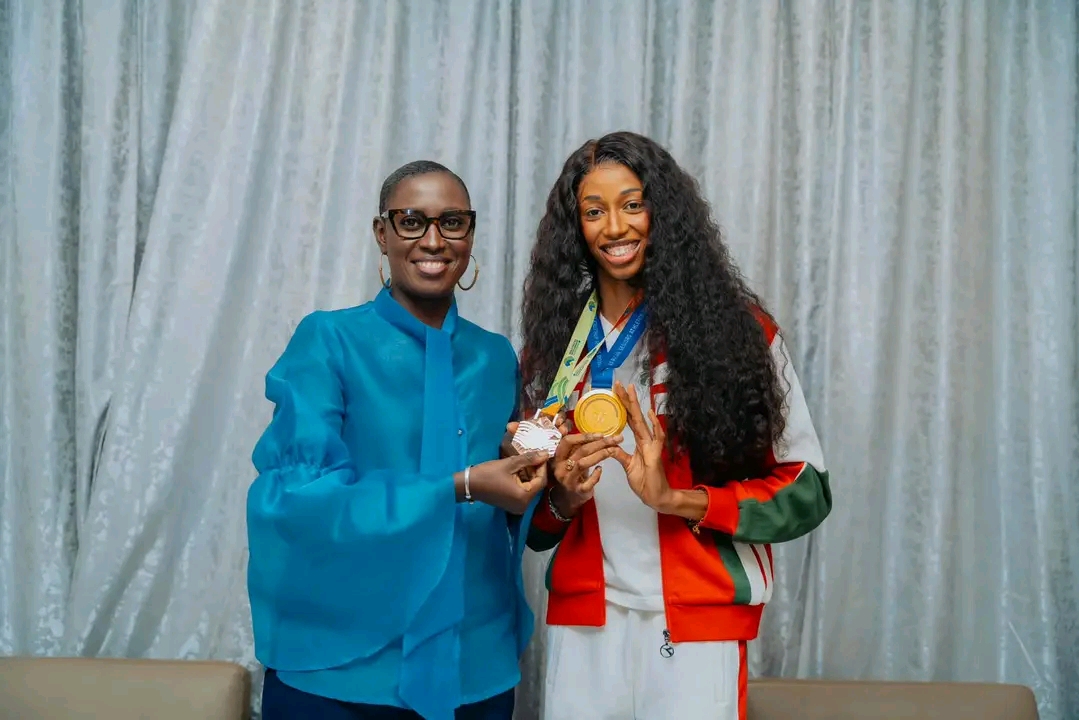 Saly Sarr reçue par la ministre des Sports après une fin de saison historique 13 Saly Sarr reçue par la ministre des Sports après une fin de saison historique