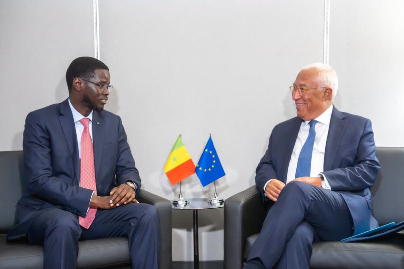 ONU : Bassirou Diomaye Faye s’entretient avec le président du Conseil européen