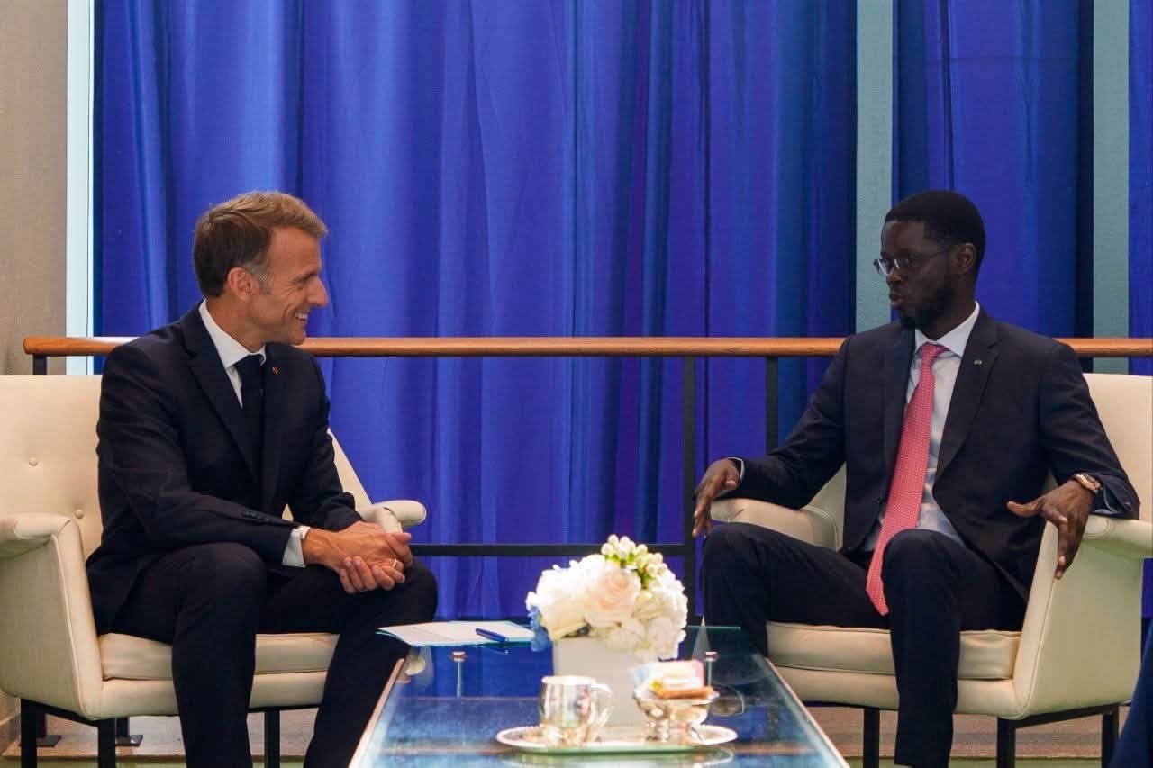ONU : Bassirou Diomaye Faye s’est entretenu avec Emmanuel Macron