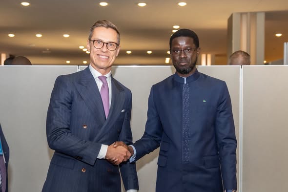 New York : Diomaye a échangé avec le président finlandais Alexander Stubb