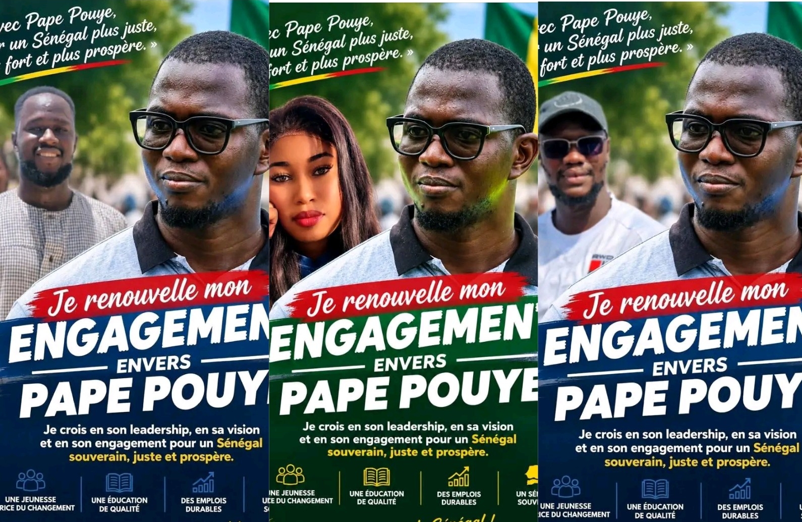 Mbao : Les soutiens de Pape Ousseynou Pouye réaffirment leur engagement après le communiqué de Pastef 14 Mbao : Les soutiens de Pape Ousseynou Pouye réaffirment leur engagement après le communiqué de Pastef