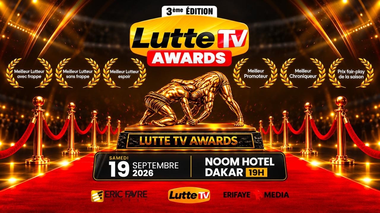 Lutte TV Awards 2026 : Le ministère des Sports clarifie l’absence de sa ministre à la cérémonie 12 Lutte TV Awards 2026 : Le ministère des Sports clarifie l’absence de sa ministre à la cérémonie