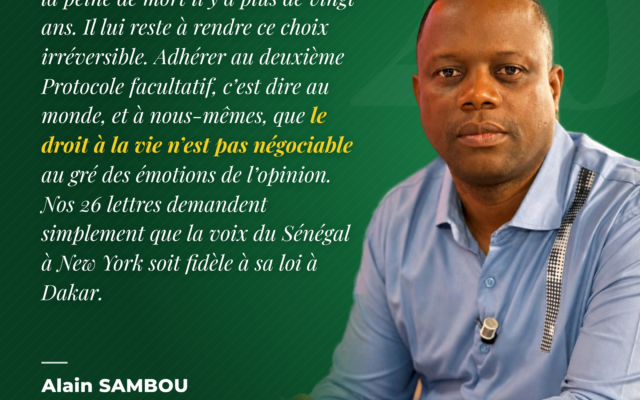 Peine de mort : ACAT Sénégal plaide pour une abolition définitive et irréversible 22 Peine de mort : ACAT Sénégal plaide pour une abolition définitive et irréversible
